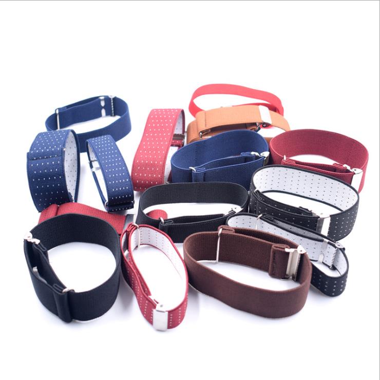 Anti-slip straps for adult men's and women's shirt cuffs