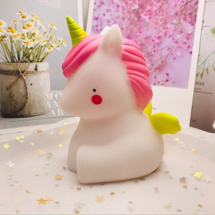 Unicorn and unicorn horse night light ornaments detail image 2
