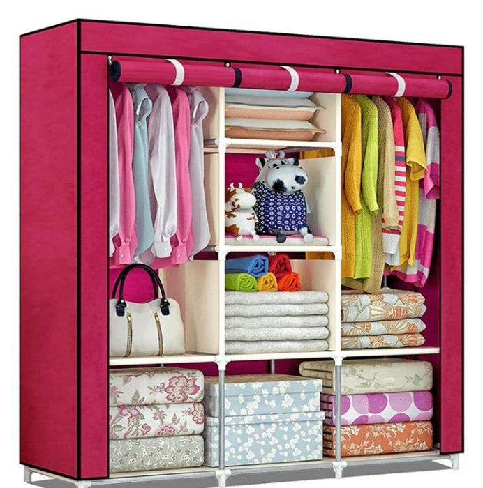 简易衣柜无纺布衣柜 外贸衣柜 详情图4