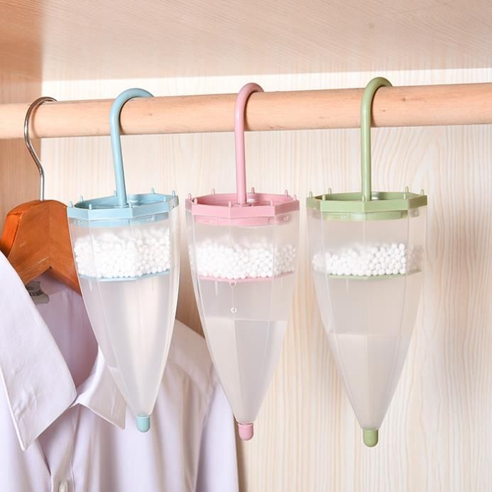 Pendable closet dehumidifier