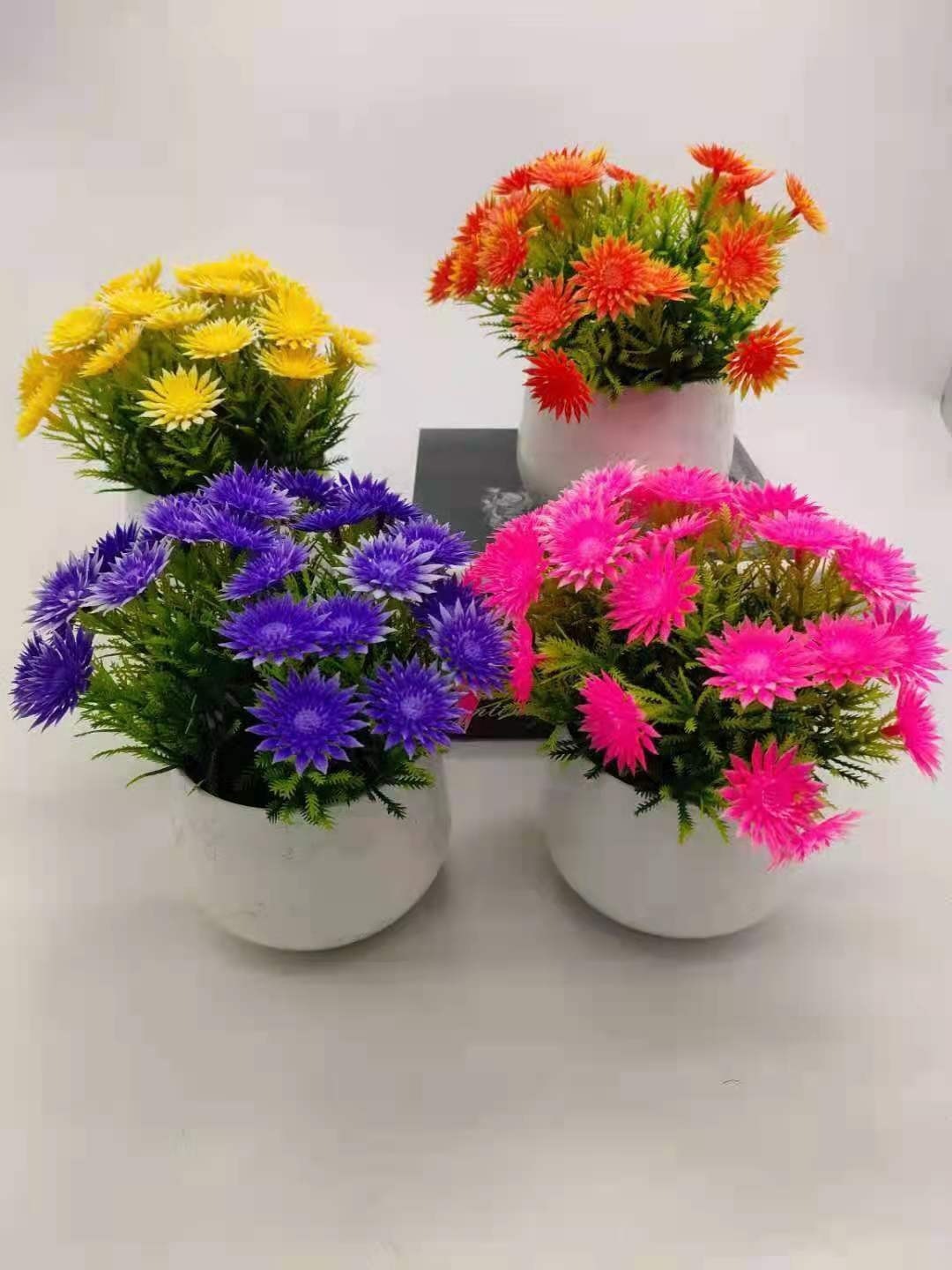 新款仿真植物花艺小盆栽家居摆件客厅办公桌面装饰 详情图2