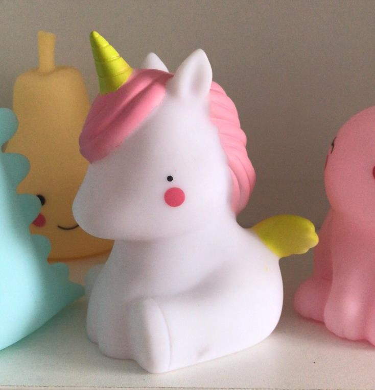 Unicorn and unicorn horse night light ornaments detail image 4