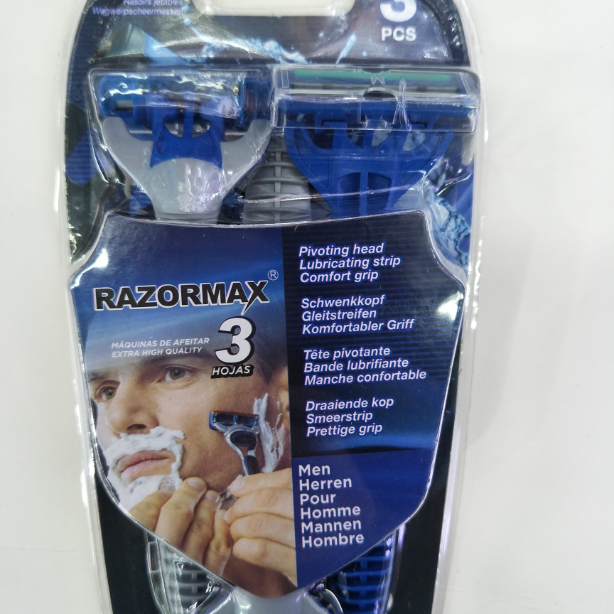 SB3389新-蓝3pc三层剃须刀