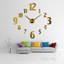 欧美热卖创意挂钟超大墙贴DIY创意挂钟家居装饰时钟wall clock
