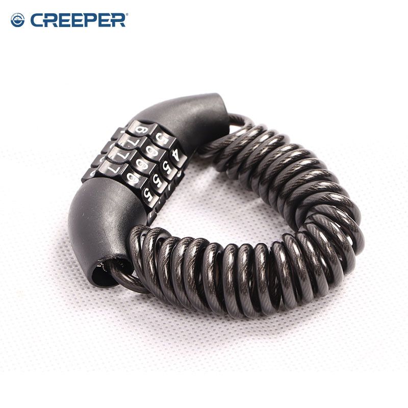 Motorcycle helmet lock anti-theft lock mountain bike combination lock 4 portable electric car safety lock