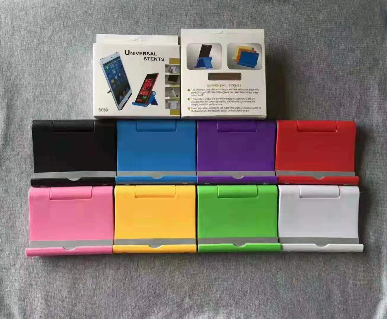 手机支架桌面手机支架平板通用支架折叠旋转支架详情图5