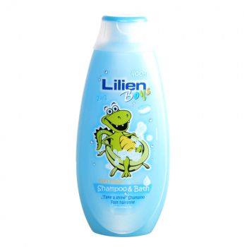 捷克进口Lilien莉莉恩儿童洗护系列男孩2合1沐浴洗发400 ml