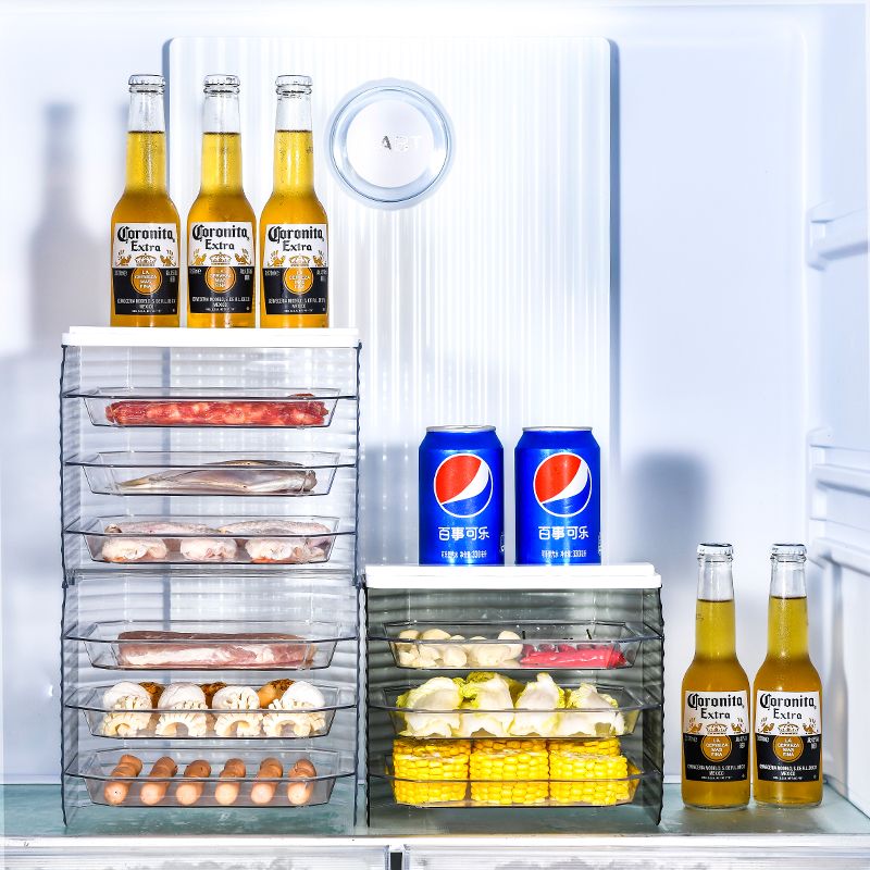 One-piece delivery kitchen side dish plate, home side dish magic tool, wall-mounted storage rack, home vegetable tray, multi-layer dish preparation plate, no need for drilling full figure