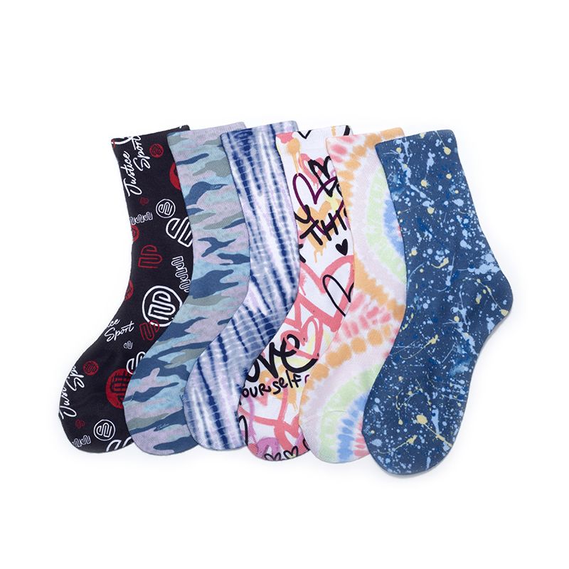 new 3D digital printing socks good print socks