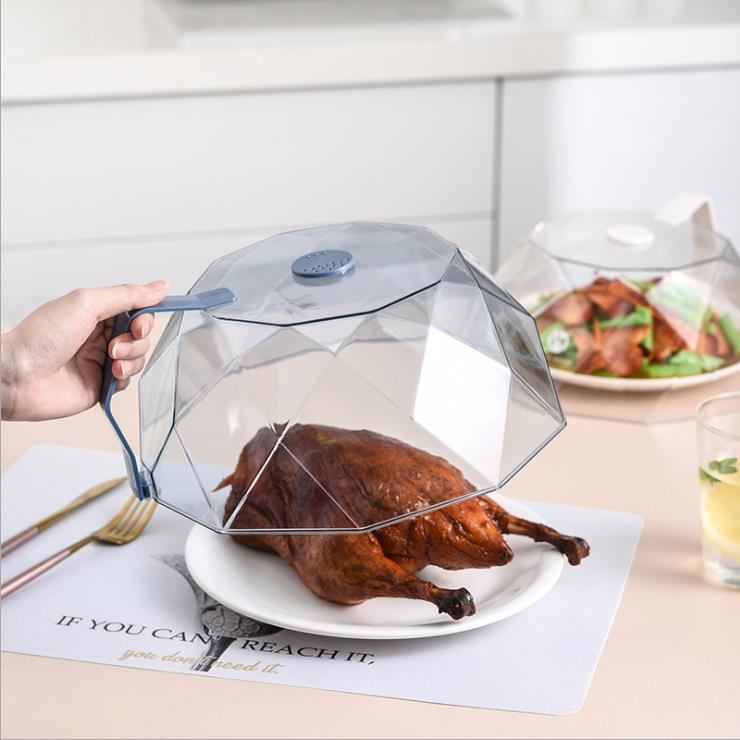 Microwave oven cover Heating cover Kitchen hot dish cover Plastic dish cover Refrigerator fresh-keeping and oil-proof cover