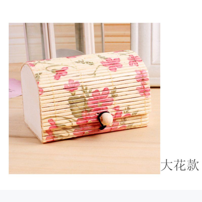 复古实木首饰盒古风中国风耳钉耳环项链高档手表手饰品木质收纳盒