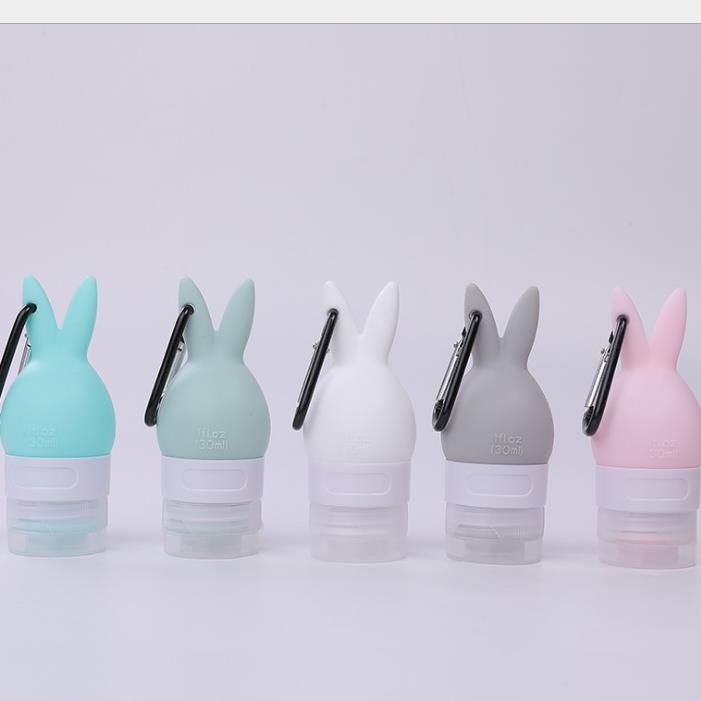 Cartoon silicone bottle set
