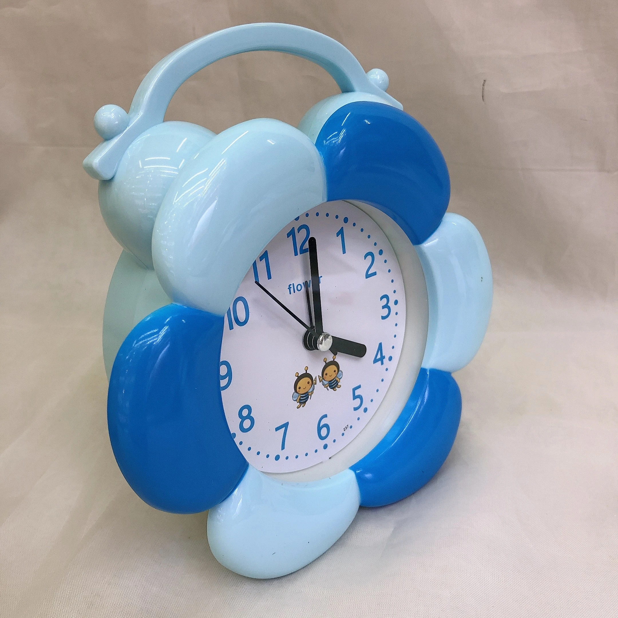 Girasol moda creativa pequeña despertador cabecera despertador estudiante regalo reloj flor forma mesa detail image 2