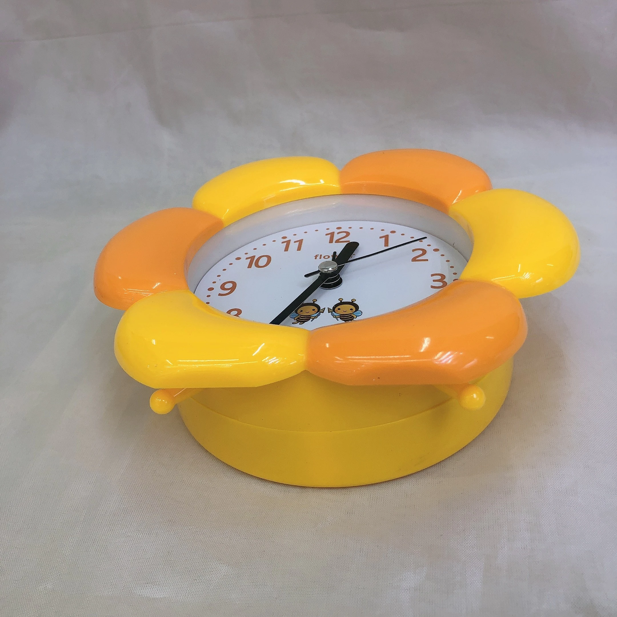 Girasol moda creativa pequeña despertador cabecera despertador estudiante regalo reloj flor forma mesa detail image 7