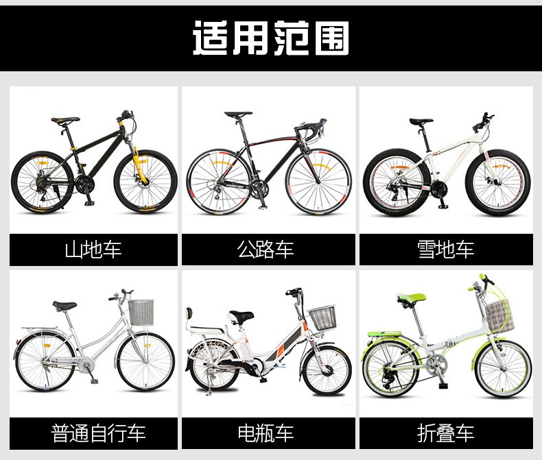 210320带尾灯自行车坐垫 带灯山地车车座 厚实大号单车鞍座座垫包