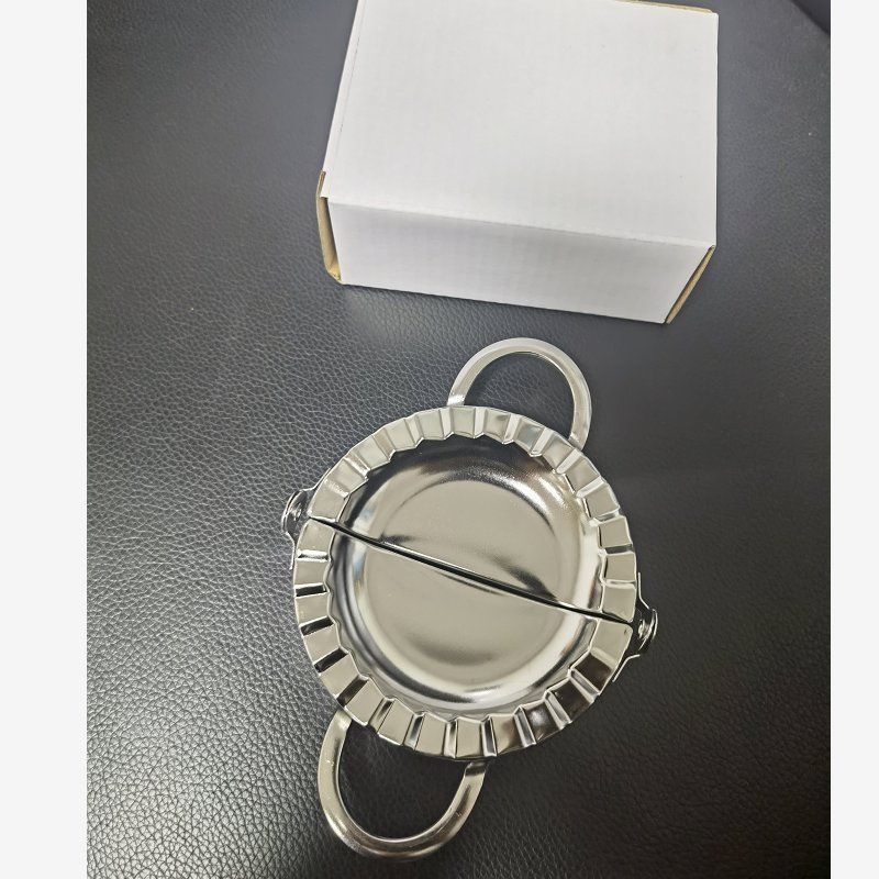 304 stainless steel dumpling-making tool set, hand-kneaded and pressed dumpling-making mold machine, lazy person's home dumpling skin cutting
