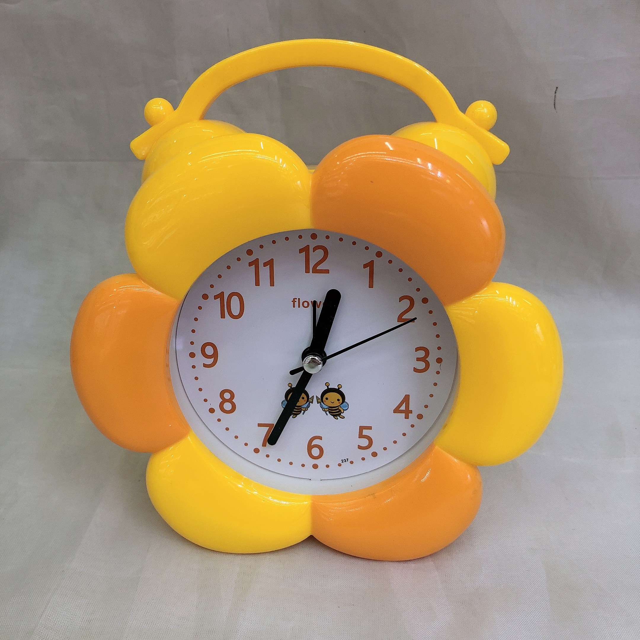 Girasol moda creativa pequeña despertador cabecera despertador estudiante regalo reloj flor forma mesa detail image 4