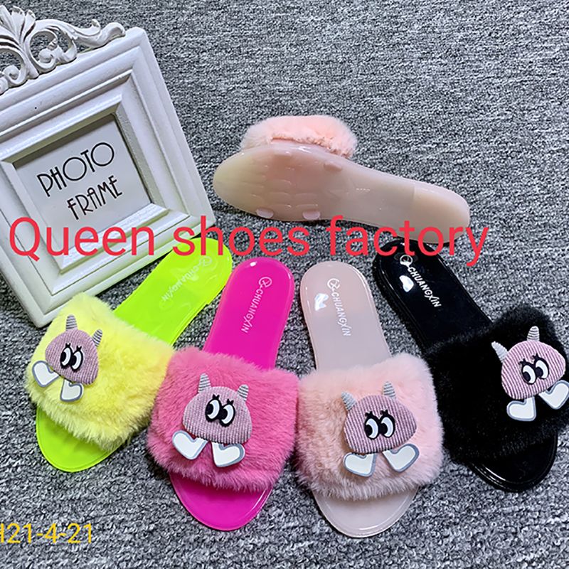 shoes2021热卖款夏季女拖鞋糖果色水晶鞋拖鞋slipper