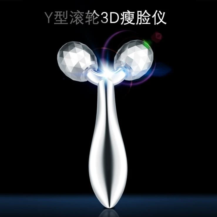 Silver 3D roller massager detail image 1