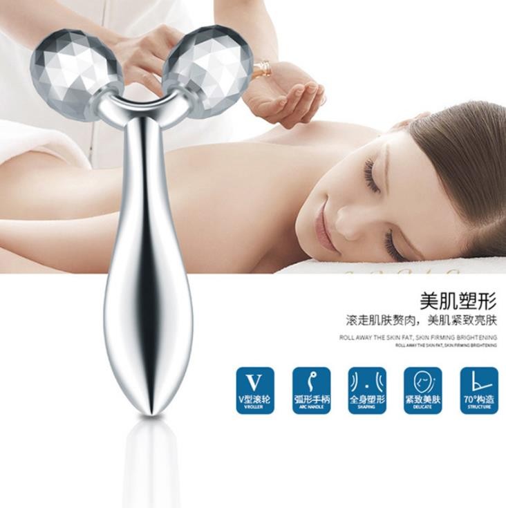 Silver 3D roller massager detail image 4