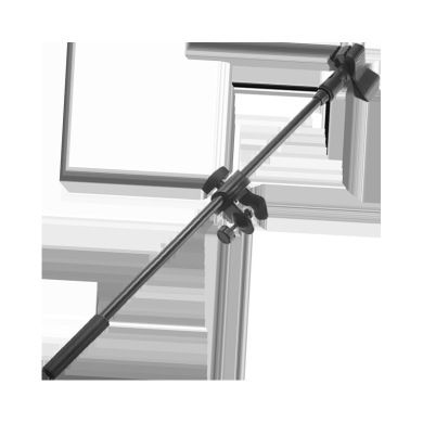 专用话筒夹K歌麦克风支架横杆主播手机直播照摄影三脚架落地白底实物图