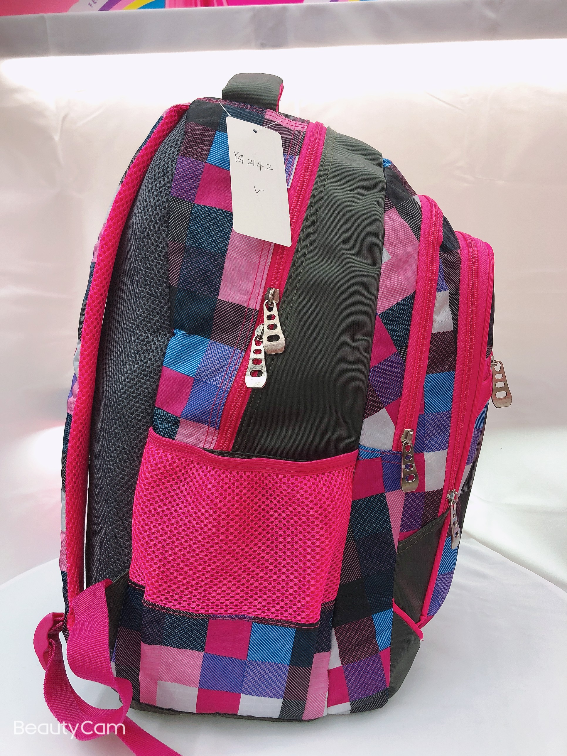 休闲双肩背包书包旅行包女孩款 YG2142详情图4