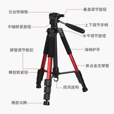 Q111 SLR camera 690 tripod DV photography camera live travel outdoor mobile phone tripod