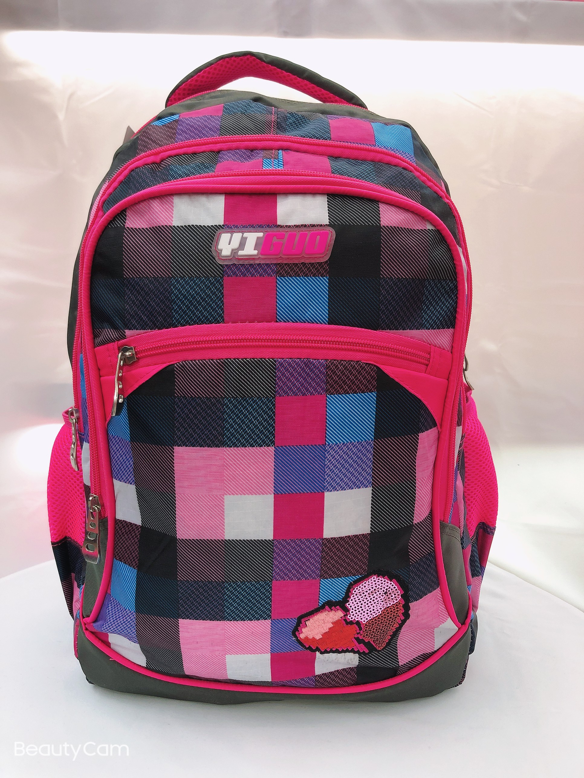 休闲双肩背包书包旅行包女孩款 YG2142详情图3