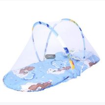 婴儿蚊帐罩可折叠式儿童宝宝蒙古包蚊帐小孩防蚊罩神器小床上通用