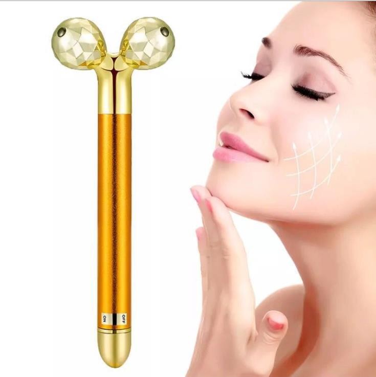 24K gold facial massager detail image 4
