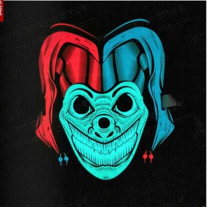 发光面具、发光面罩，抖音同款声控发光面具，LED音乐声控面罩详情图6