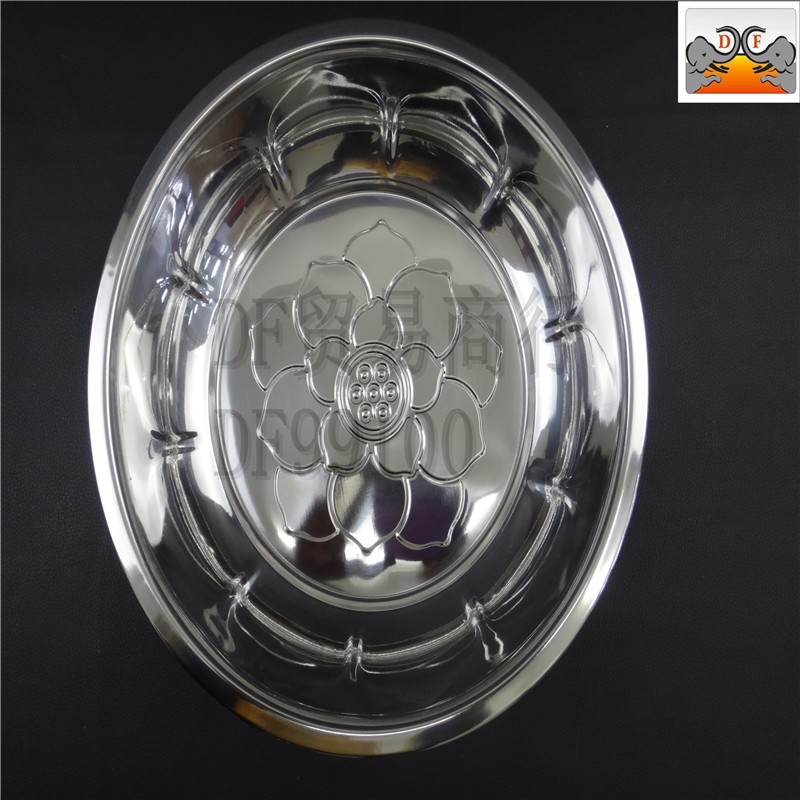 DF99100 莲花浅盆  不锈钢盆  工厂直销 厨房酒店用品 DF Trading House详情4