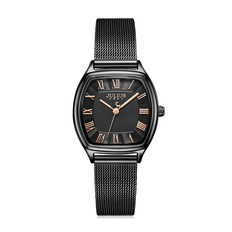 Yiwu Quality Korean Version Girls' Network Ribbon Waterproof Fashionable White-collar Quartz Watch JA-1242 Application Scenario