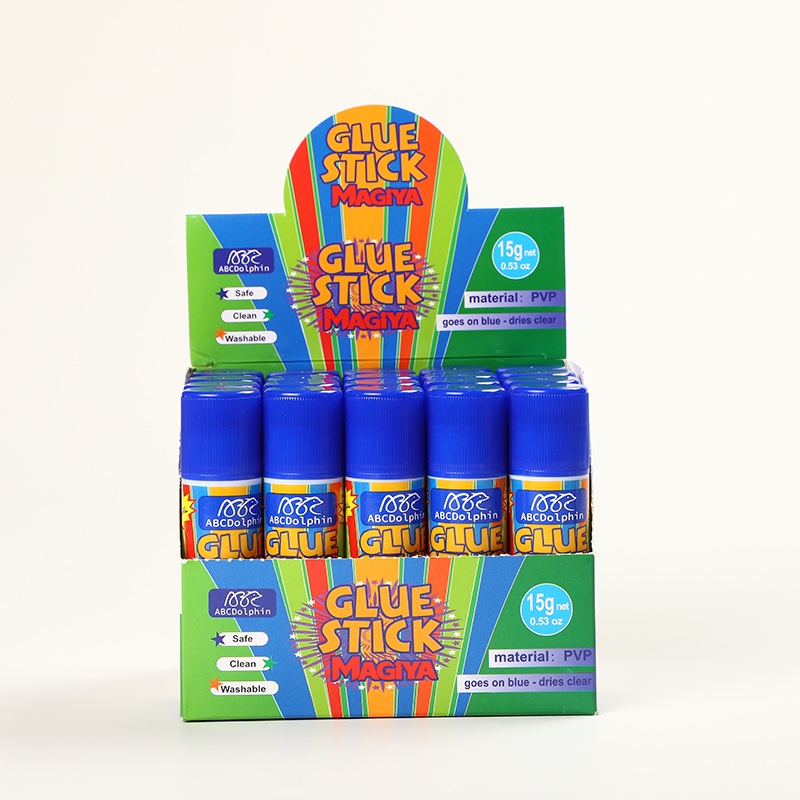 Baihang Stationery's purple solid glue is environmentally friendly, non-toxic, has strong adhesion and is a classic green color detail image 10