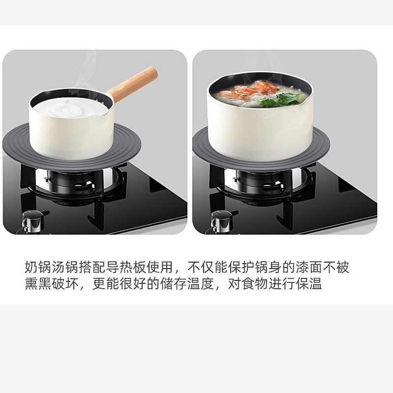 Aluminum rapid thawing plate, multi-functional circular rapid heat conduction plate, anti-burning blackening heat conduction plate detail image 1