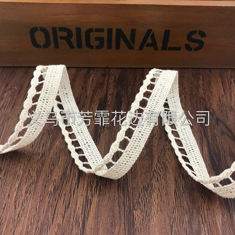 Factory direct sales of 1.6 cm disc machine cotton thread lace hats, clothing, handicrafts and other suitable accessories