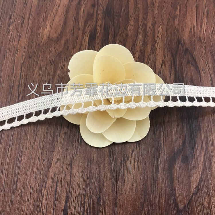 Factory direct sales of 1.6 cm disc machine cotton thread lace hats, clothing, handicrafts and other suitable accessories Application Scenario