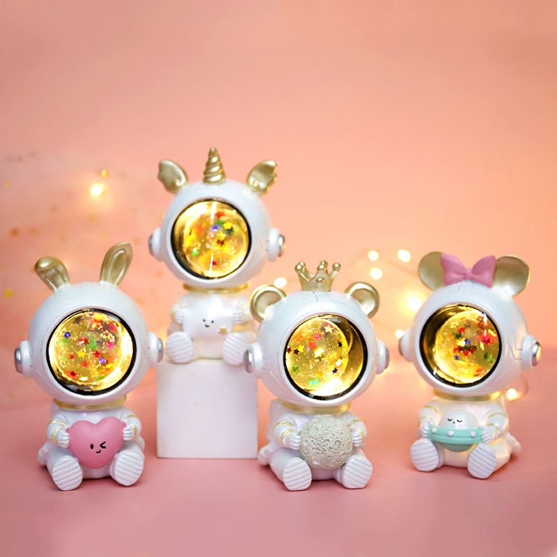2021新款宇航员太空人小夜灯萌宠满天星星灯网红送儿童礼物小摆件