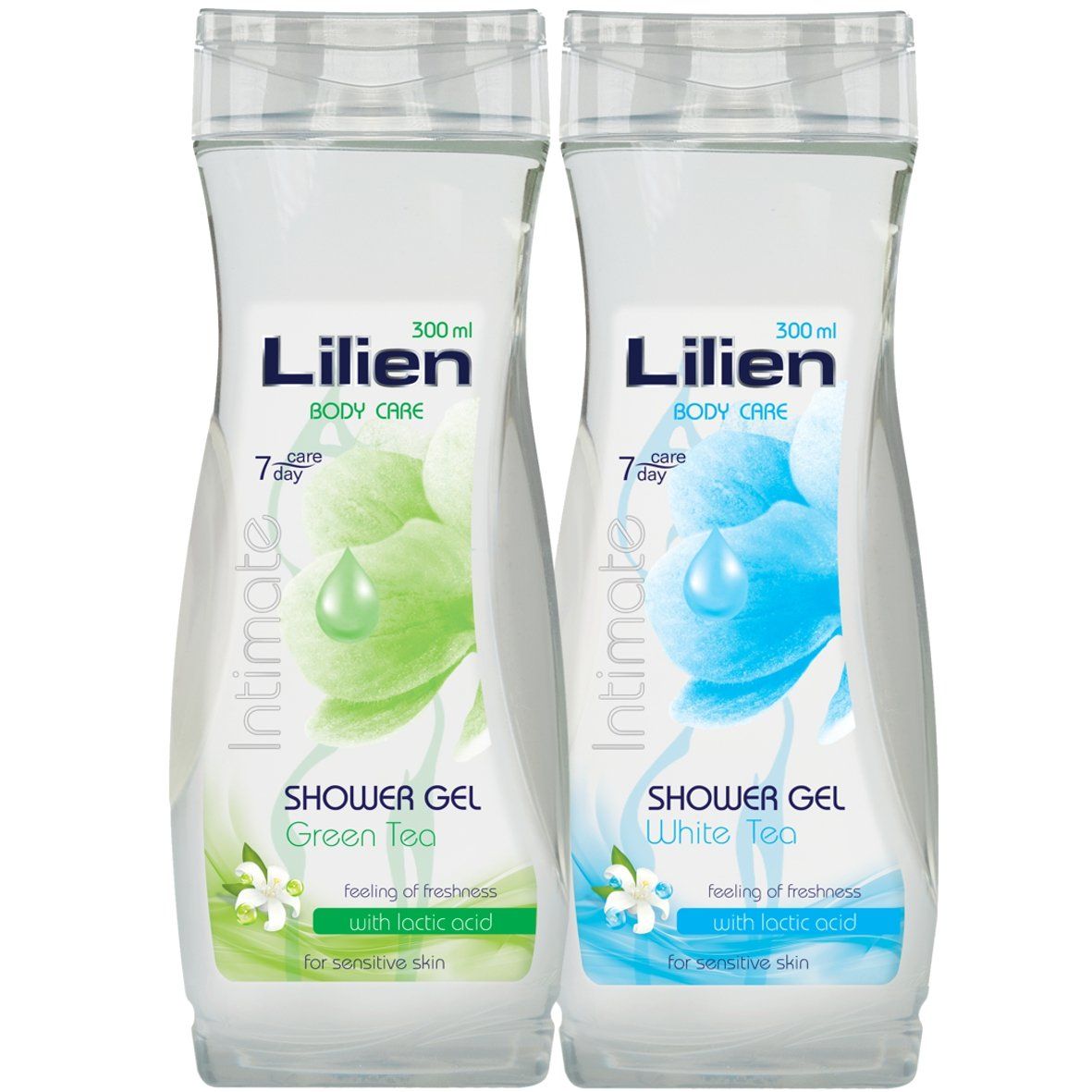 捷克进口Lilien莉莉恩白茶清爽沐浴露300ml产品图