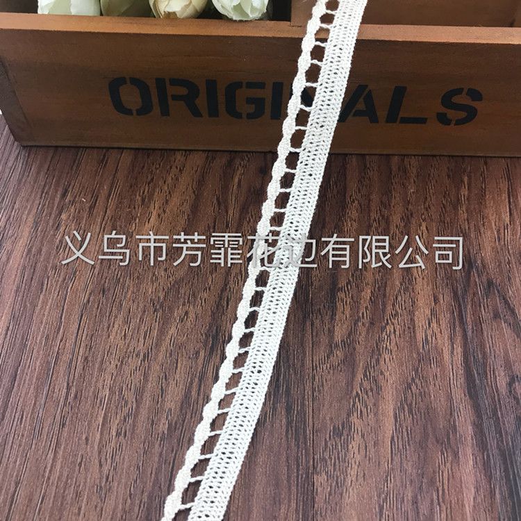 Factory direct sales of 1.6 cm disc machine cotton thread lace hats, clothing, handicrafts and other suitable accessories details Picture