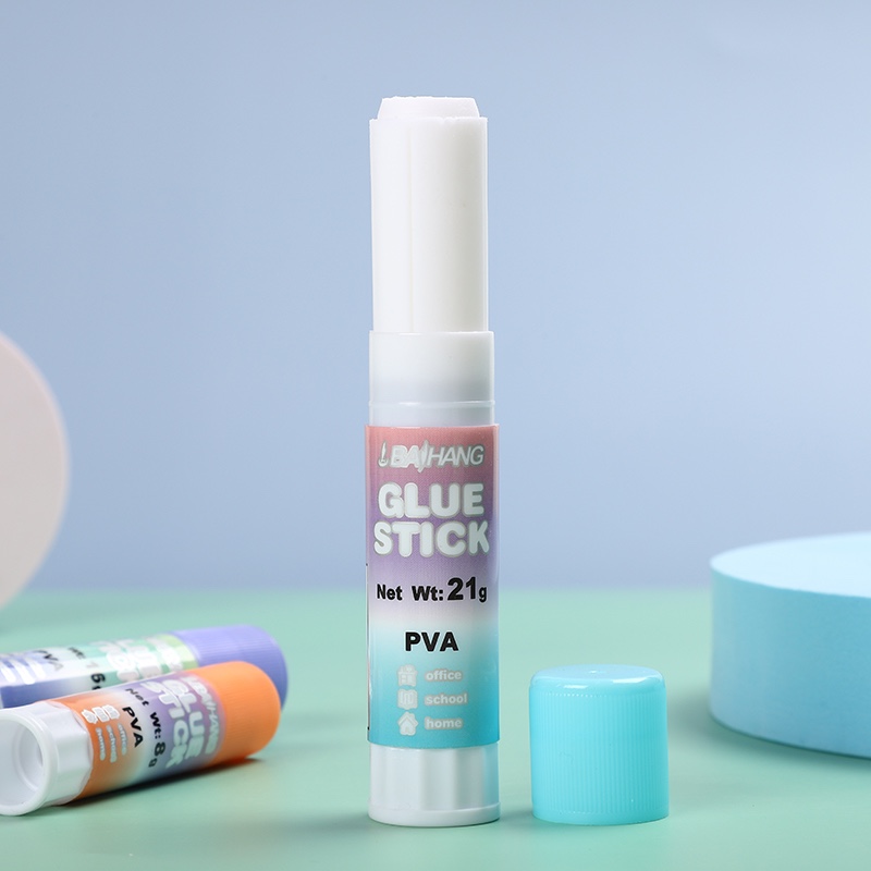 Baihang Stationery Macaron Solid Glue is environmentally friendly, non-toxic, has strong adhesion, and is a green classic pic 3