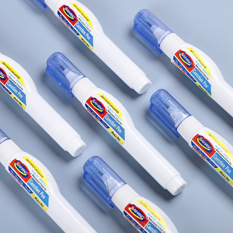 Baihang Stationery Correction Fluid, correction pen, environmentally friendly and non-toxic, box set, discounted, large capacity detail image 2
