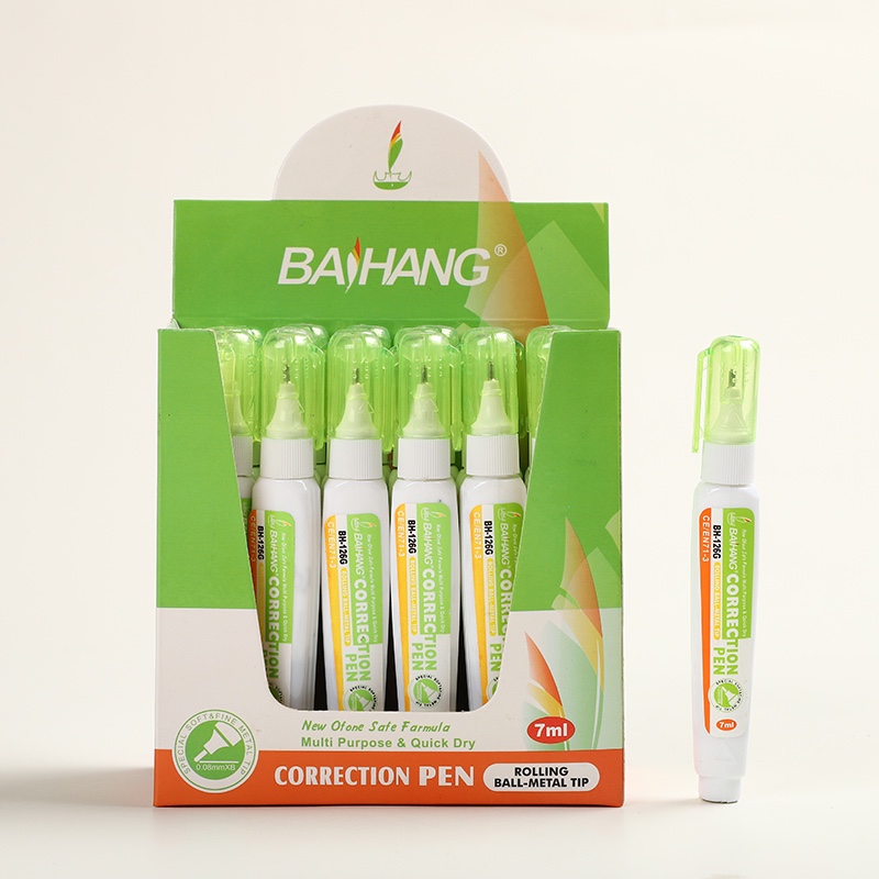 百航文具修正液改正液修正笔环保无毒盒装装优惠装详情图10
