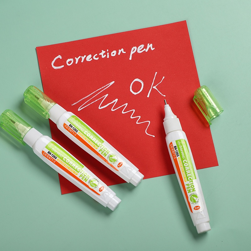 百航文具修正液改正液修正笔环保无毒盒装装优惠装详情图3