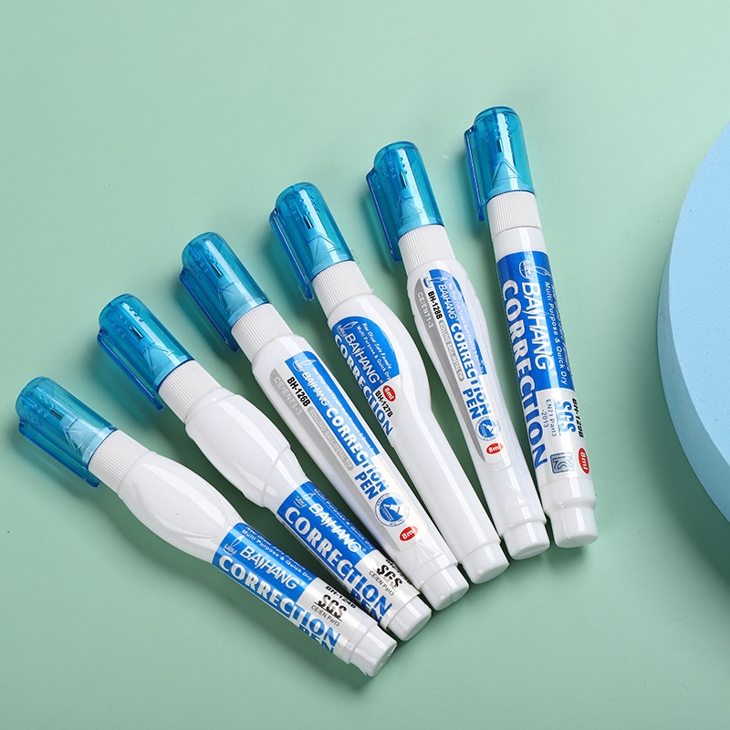 Baihang Stationery Correction Fluid, correction pen, environmentally friendly and non-toxic, box set, discounted set, classic pic 8