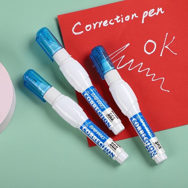 Baihang Stationery Correction Fluid, correction pen, environmentally friendly and non-toxic, box set, discounted set, classic pic 2