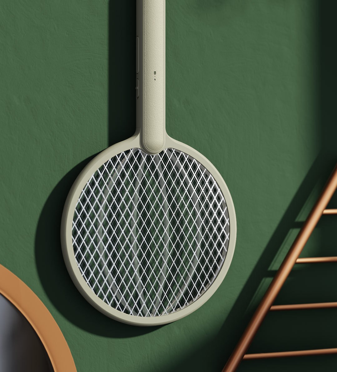 The 2021 new household two-in-one electric mosquito swatter, a rechargeable fly-killing electronic mosquito repellent detail image 5