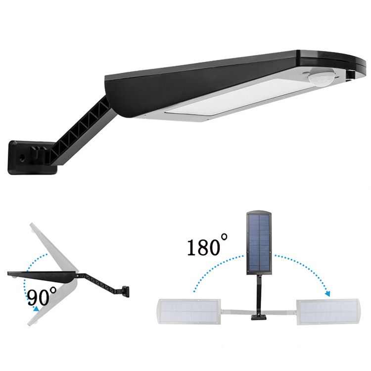 Cross mirror Amazon Remote dimmable 66LED solar lamp outdoor body sensing street lamp home garden lamp Item Picture