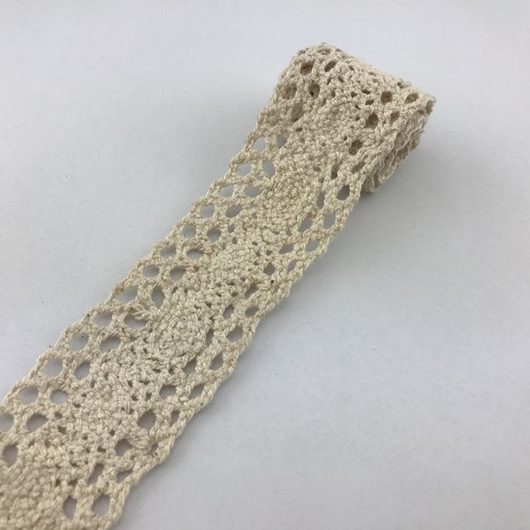Factory direct sales of 4-centimeter cotton thread lace clothing, accessories, handicrafts and other suitable accessories Item Picture