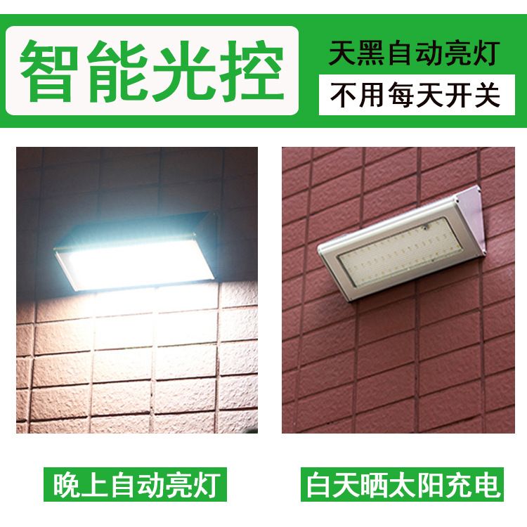 Amazon explosive outdoor solar lamp automatic sensor street lamp outdoor waterproof household LED lighting garden lamp Application Scenario